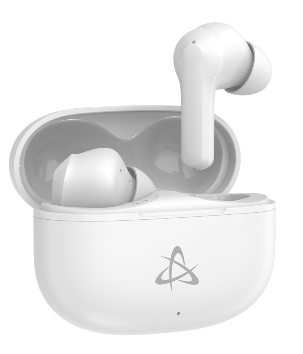 Auricolari Wireless BT v5.3 Cancellazione del Rumore con Custodia di Ricarica 2 in 1 Bianco SBOX - immagine 4