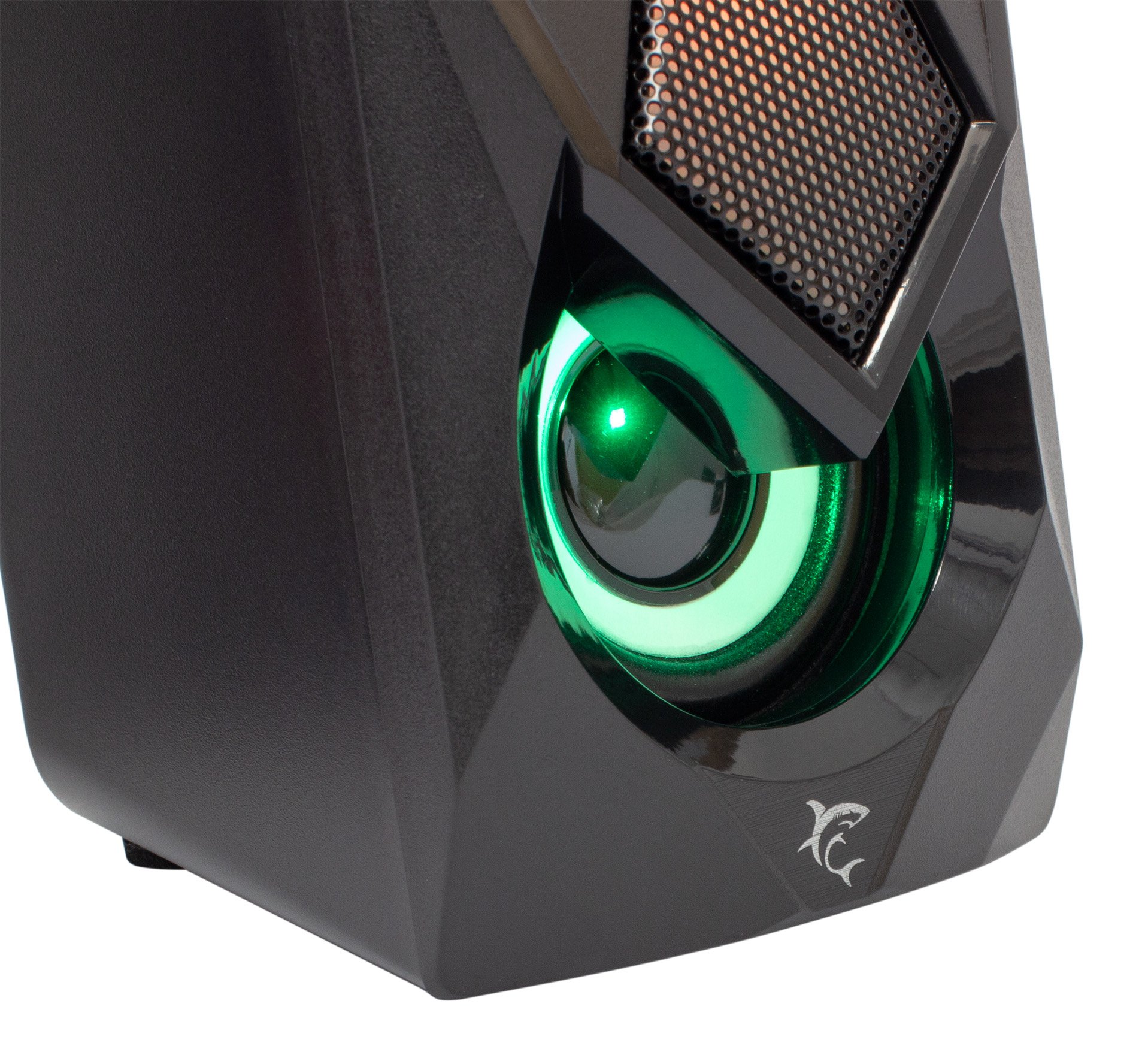 Set Altoparlanti Gaming Speakers USB RGB WHITE SHARK - immagine 4