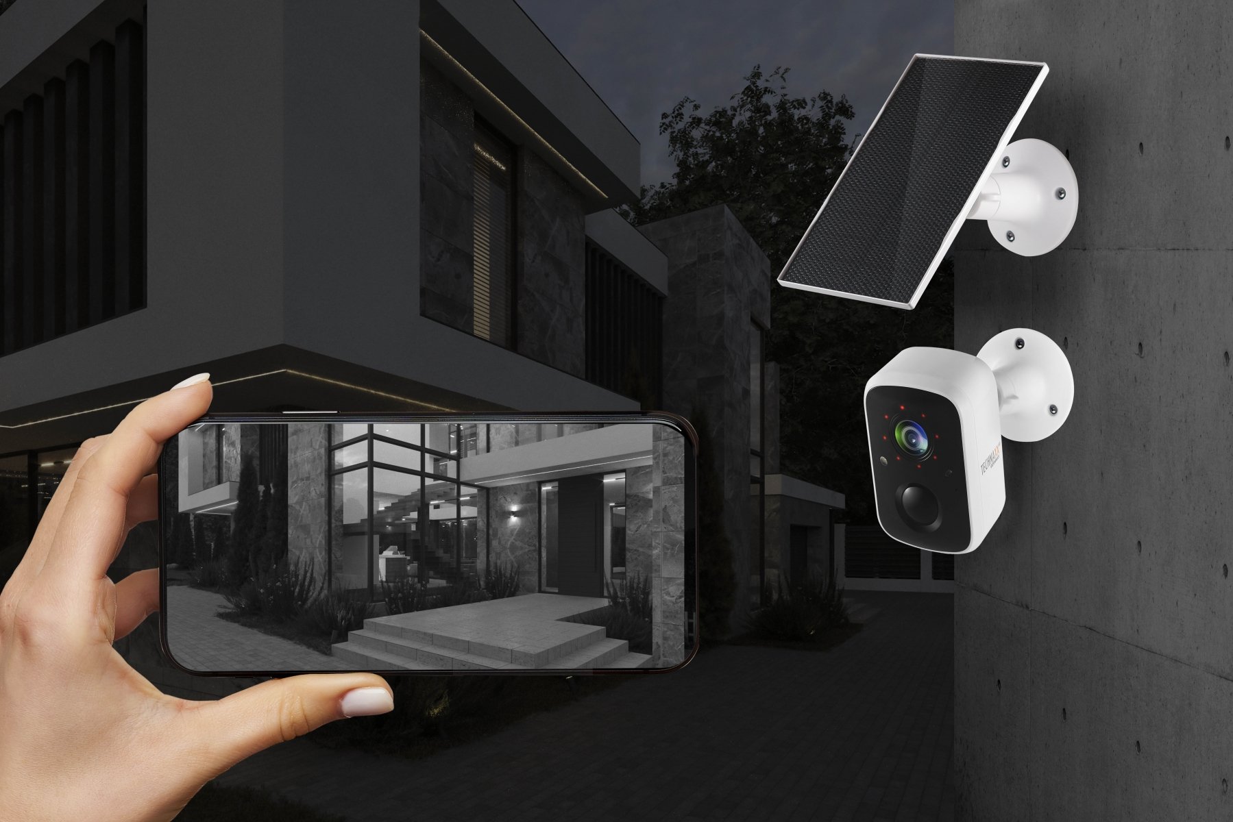 Videocamera IP per Esterni con Pannello Solare TX-244 TECHNAXX - immagine 4