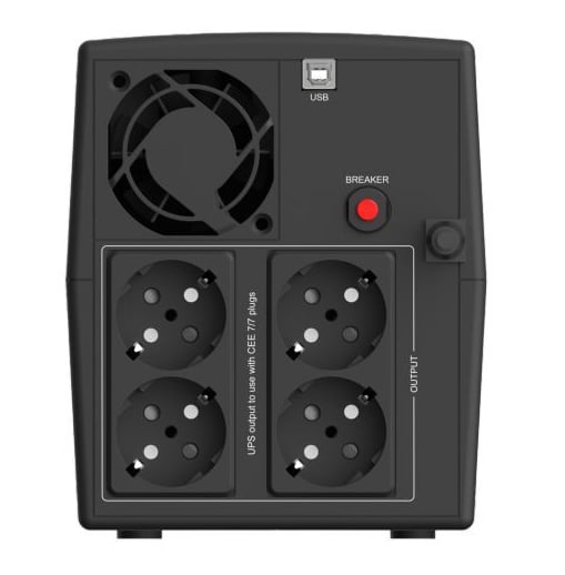 Gruppo di Continuità UPS X1 EX 1300VA Onduleur Line Interactive con USB e LED INFOSEC - immagine 3