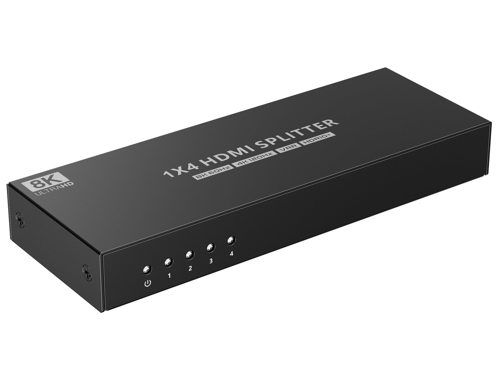 Splitter HDMI 8K UHD 3D 60Hz 4 vie CEC SPDIF Ottico TECHLY - immagine 4