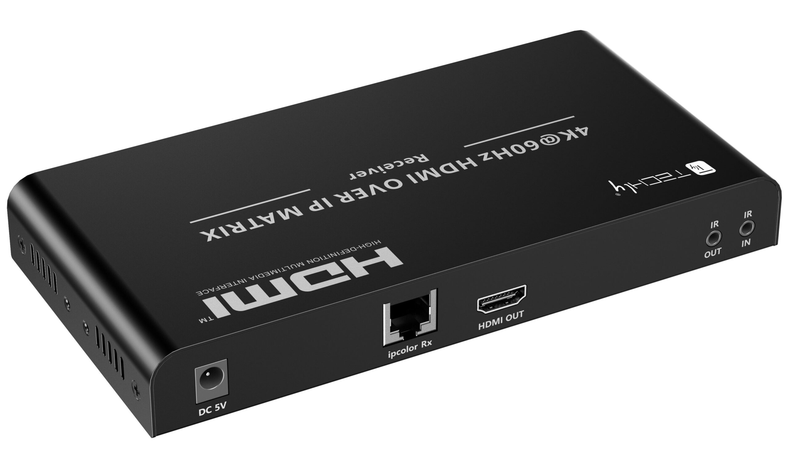 Ricevitore per Matrix Extender HDMI Over IP 4K su Cavo Cat.6 fino a 120m TECHLY - immagine 3