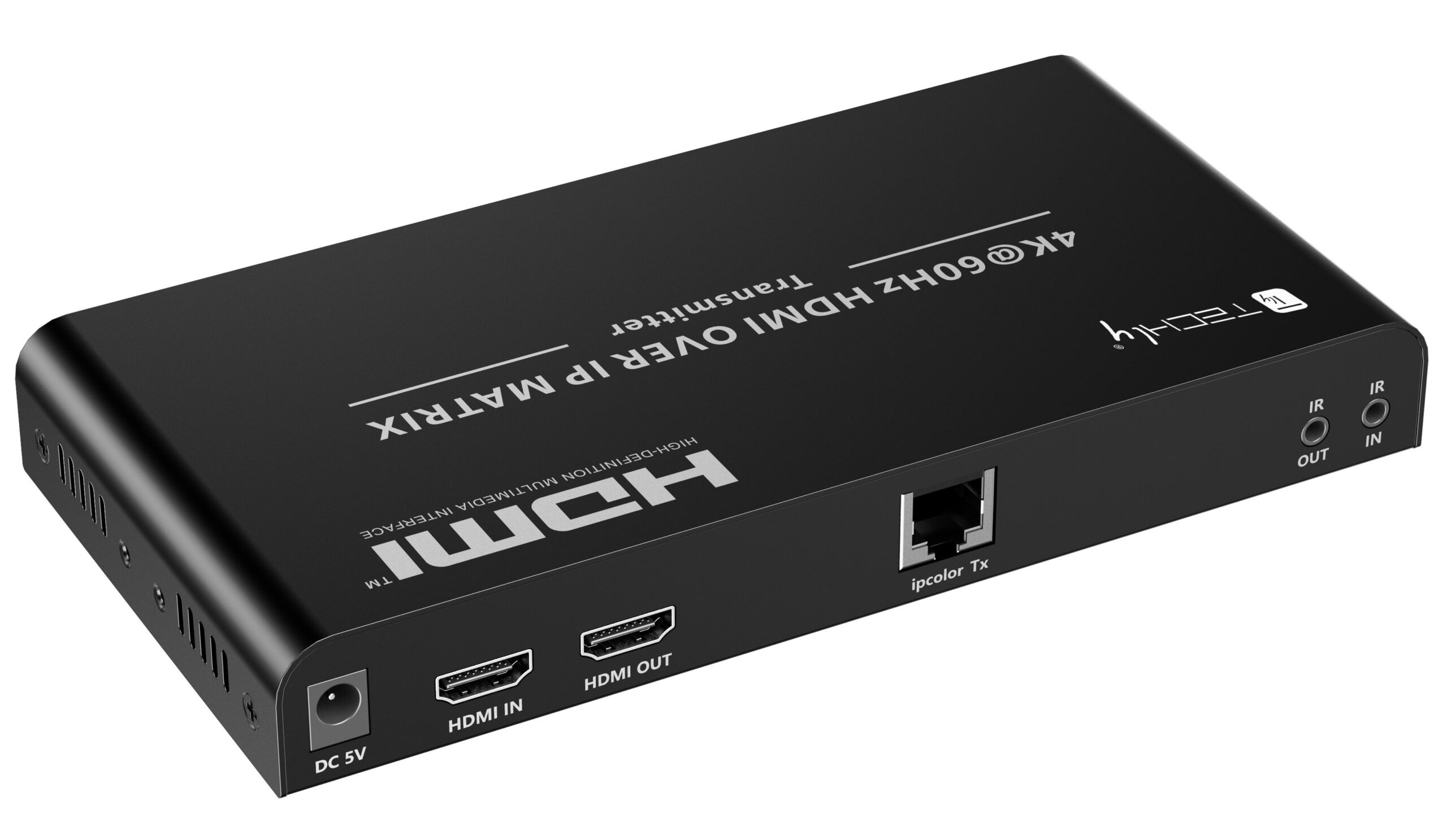 Trasmettitore per Matrix Extender HDMI Over IP 4K su Cavo Cat.6 fino a 120m TECHLY - immagine 3