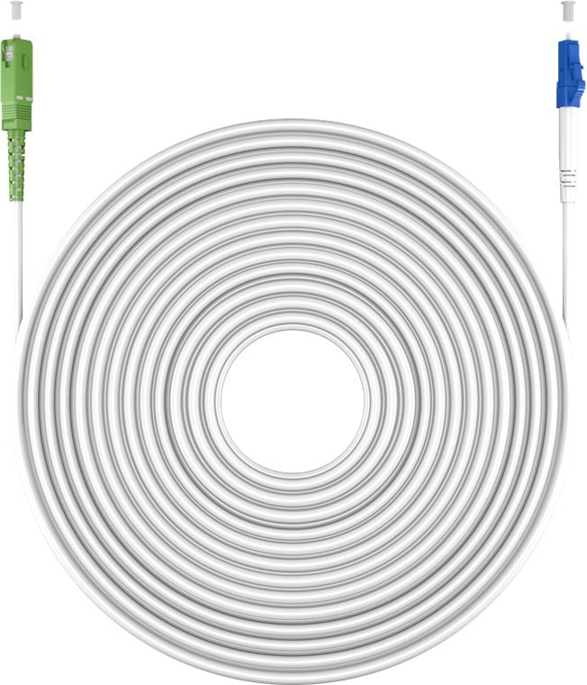 Cavo in Fibra Ottica FTTH Monomodale SC-APC (8°)/LC-UPC OS2 9/125 Simplex 1m GOOBAY - immagine 4