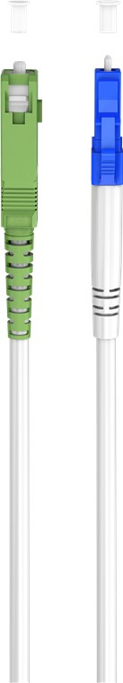 Cavo in Fibra Ottica FTTH Monomodale SC-APC (8°)/LC-UPC OS2 9/125 Simplex 2m GOOBAY - immagine 3