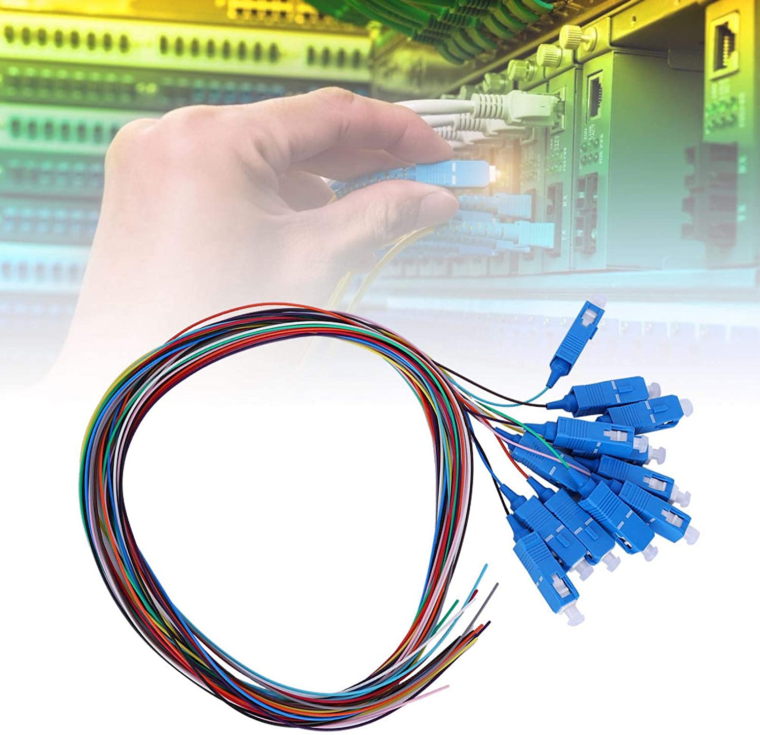 Cassetta di Giunzione Attrezzata con 12 Pigtail Fibra Monomodale OS2 SC 9/125 2m OEM - immagine 4