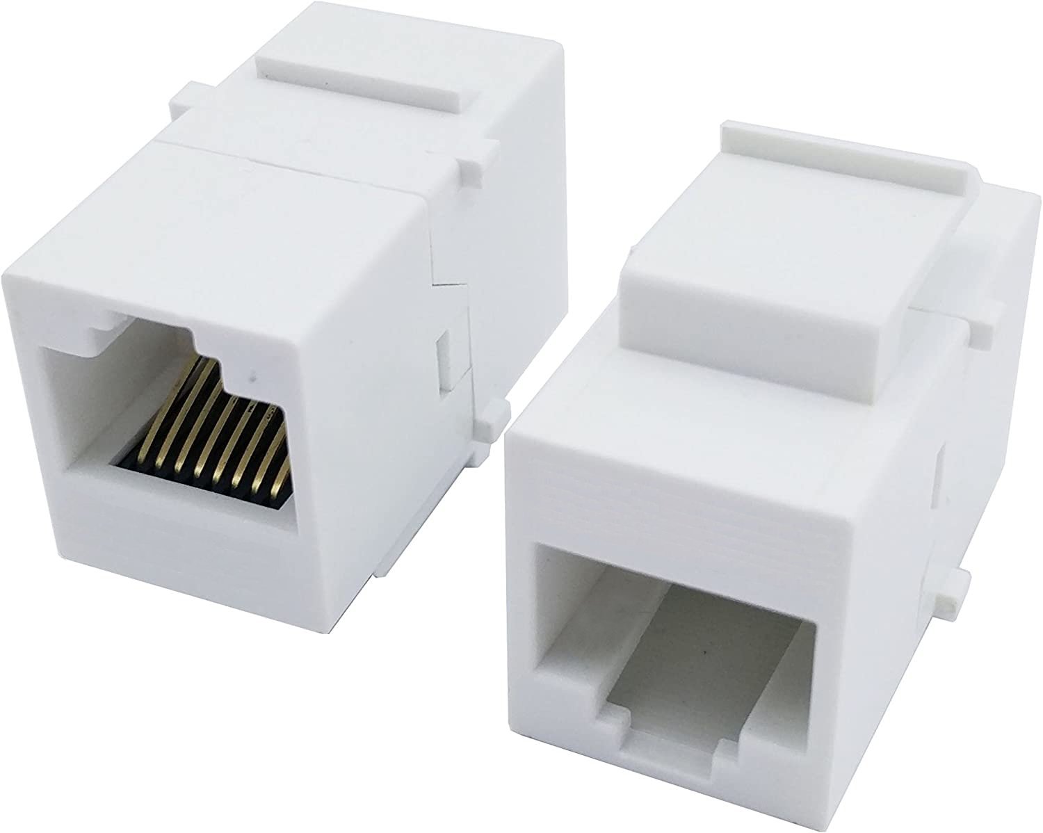 Accoppiatore Keystone RJ45 F/F Cat.5E UTP Bianco TECHLY PROFESSIONAL - immagine 3