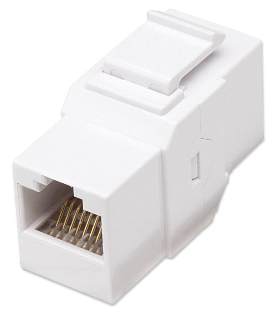 Accoppiatore Keystone RJ45 F/F Cat.6 UTP Bianco TECHLY PROFESSIONAL - immagine 3