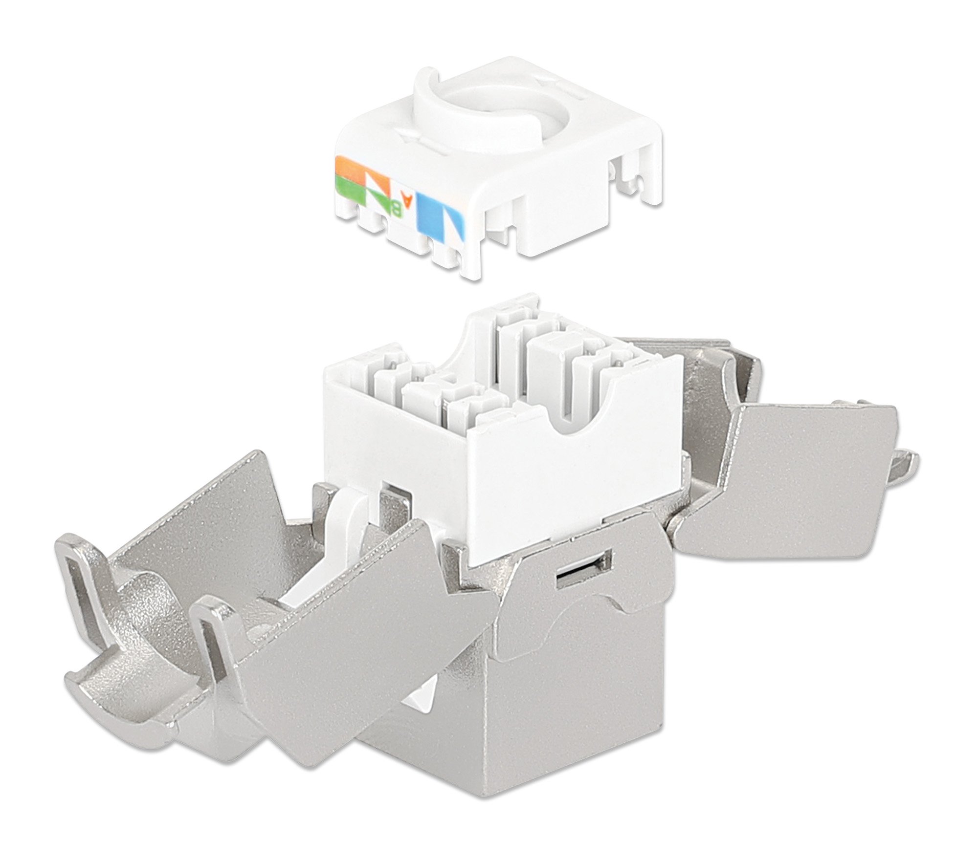 Frutto Keystone RJ45 Cat6 STP INTELLINET - immagine 3