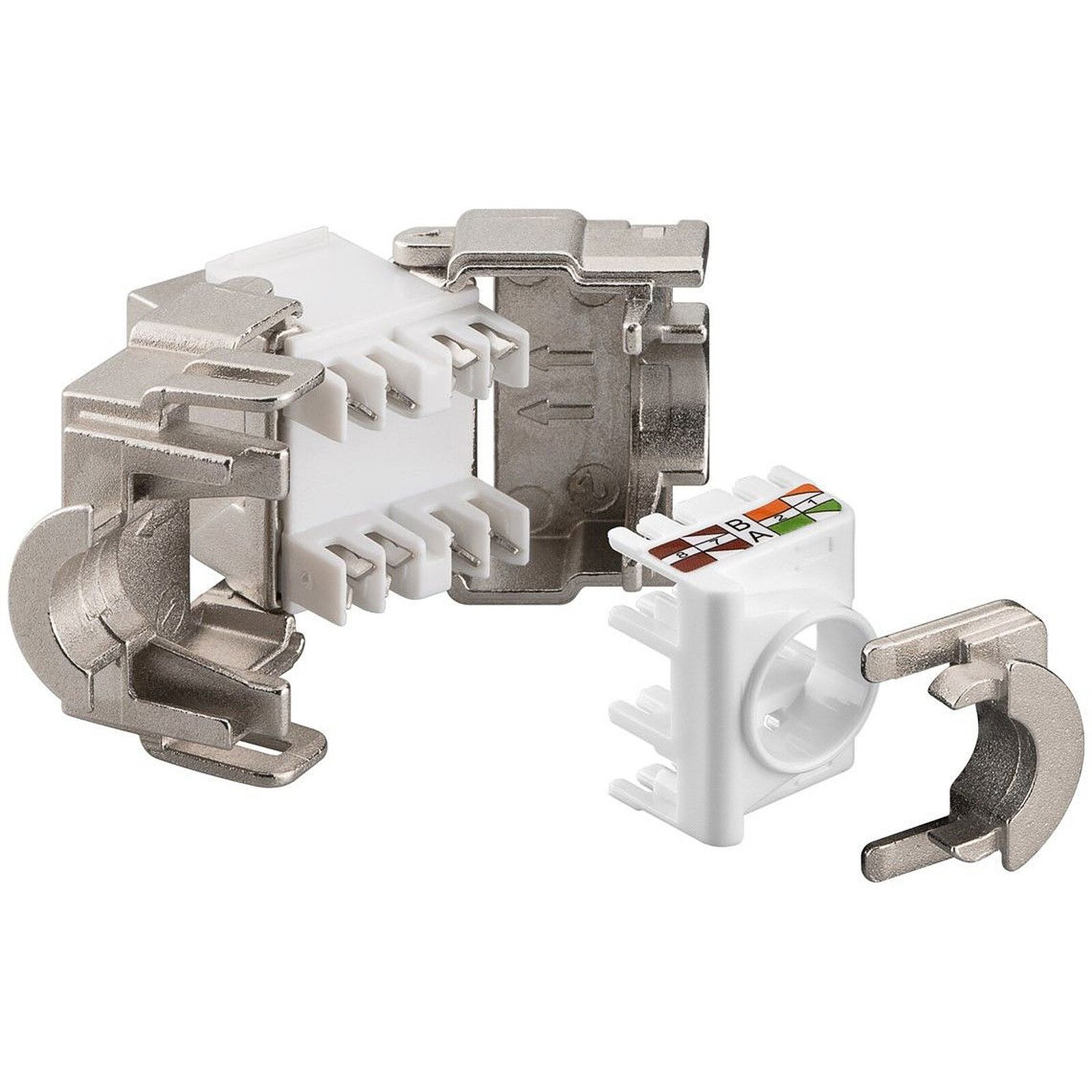 Frutto Keystone RJ45 Cat.6A STP Tooless TECHLY PROFESSIONAL - immagine 4