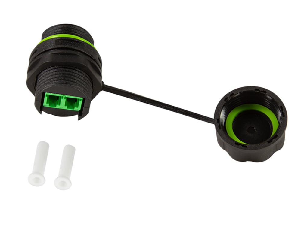 Connettore Fibra Ottica LC Duplex Impermeabile IP68 con Pressacavo e Cappuccio Antipolvere LOGILINK - immagine 4