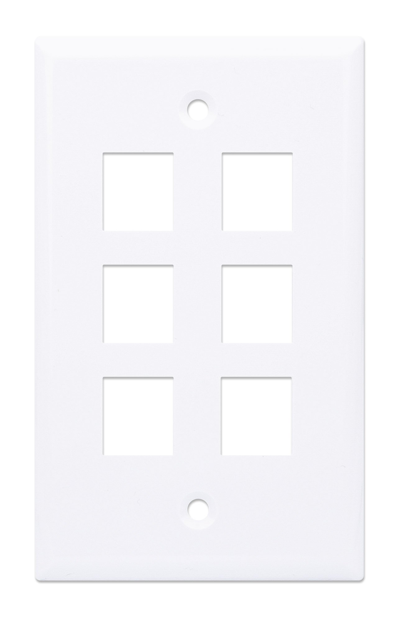 Placca Porta Frutti 6 Posti Mod.503 Bianco TECHLY PROFESSIONAL - immagine 3