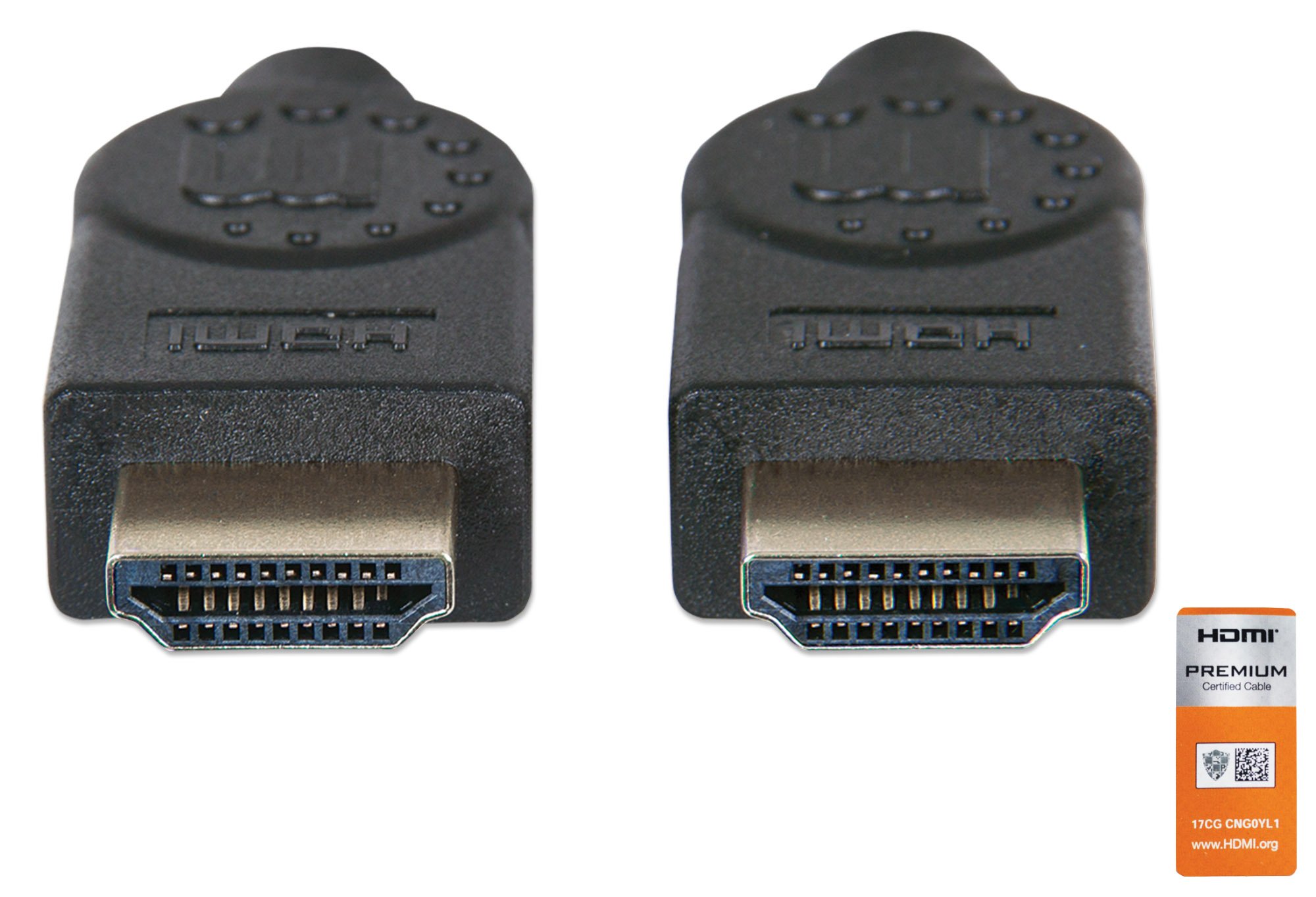 Cavo HDMI High Speed con Ethernet Premium 1m MANHATTAN - immagine 4