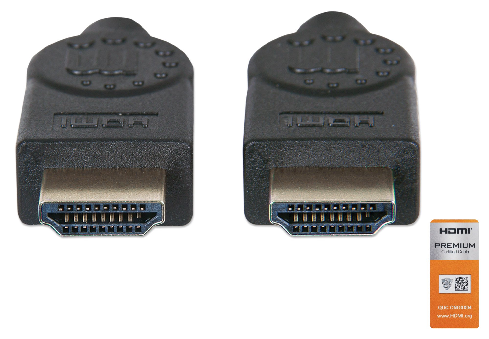 Cavo HDMI High Speed con Ethernet Premium 2m MANHATTAN - immagine 4