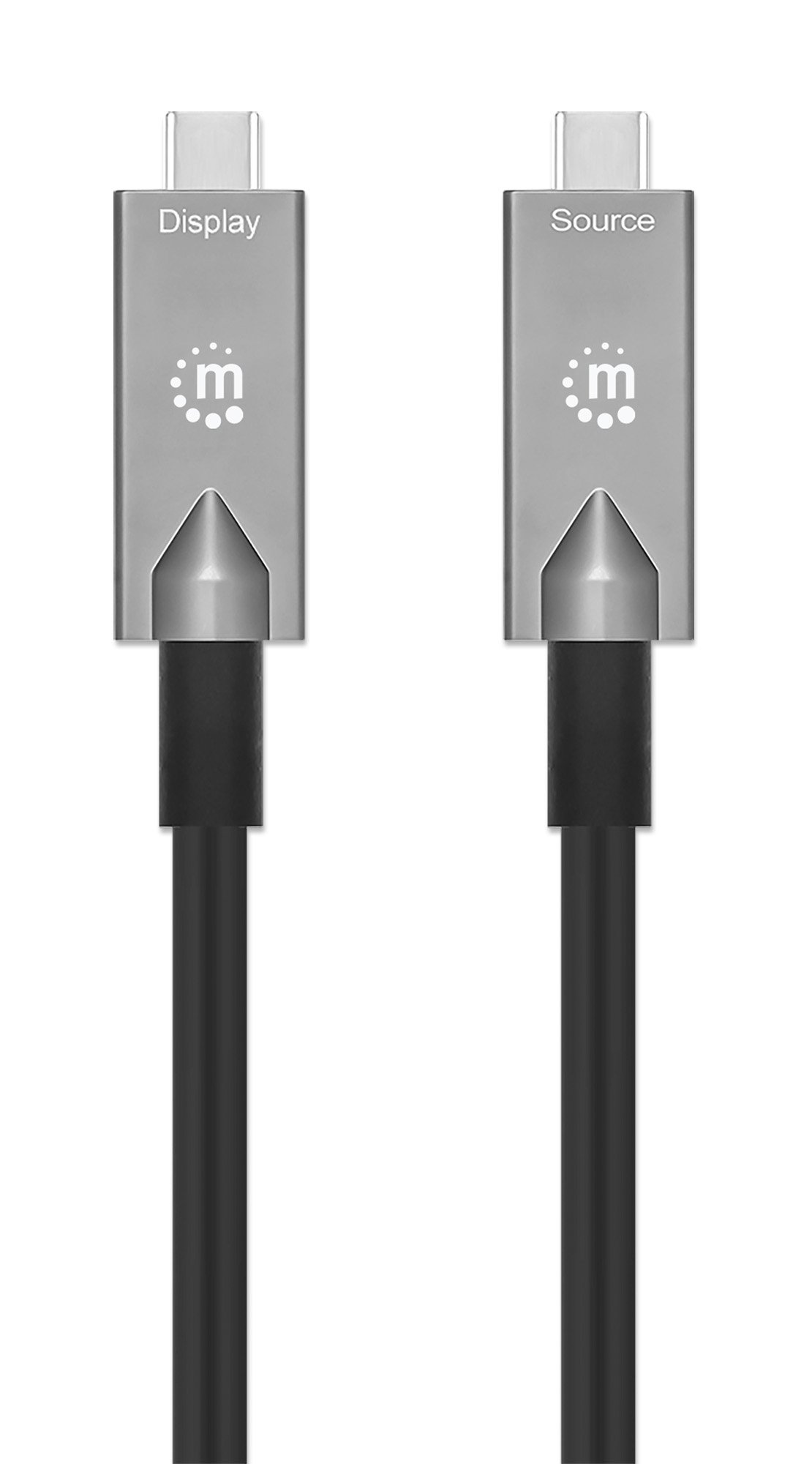 Cavo Ottico Attivo Dati e Video USB 3.2 Gen 2 USB-C™ M/M Fibra Ottica 4K 7,5 m MANHATTAN - immagine 4