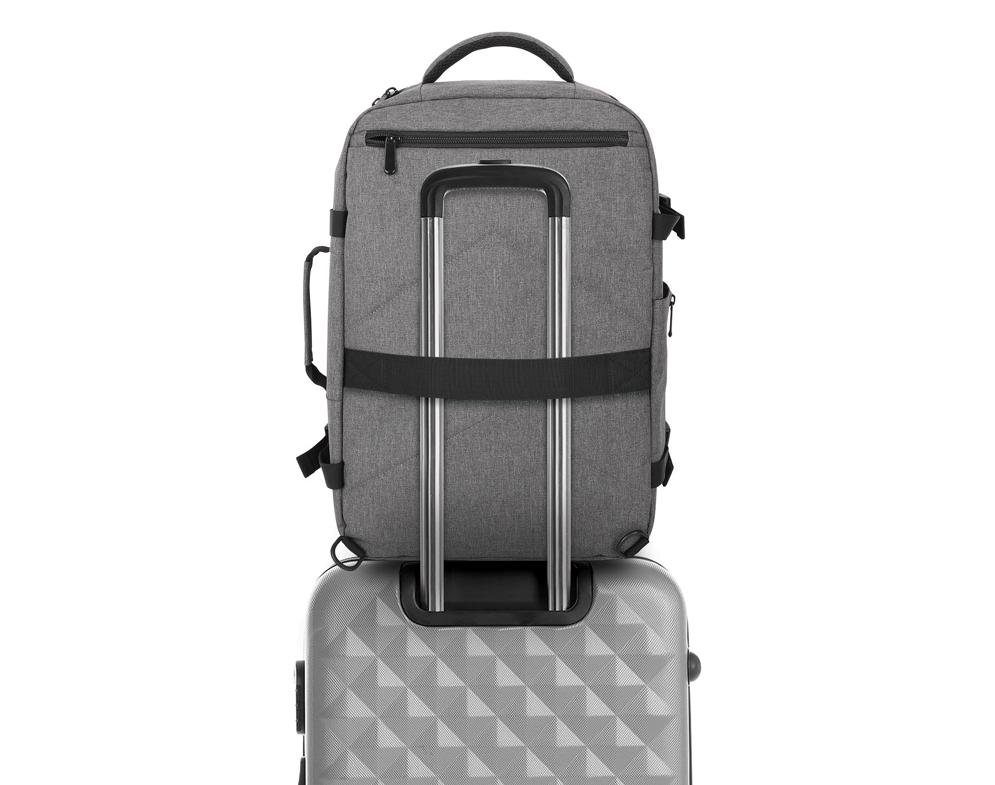 Zaino per Notebook 17.3'' Bagaglio a Mano Borsone da Viaggio Roma MANHATTAN - immagine 5