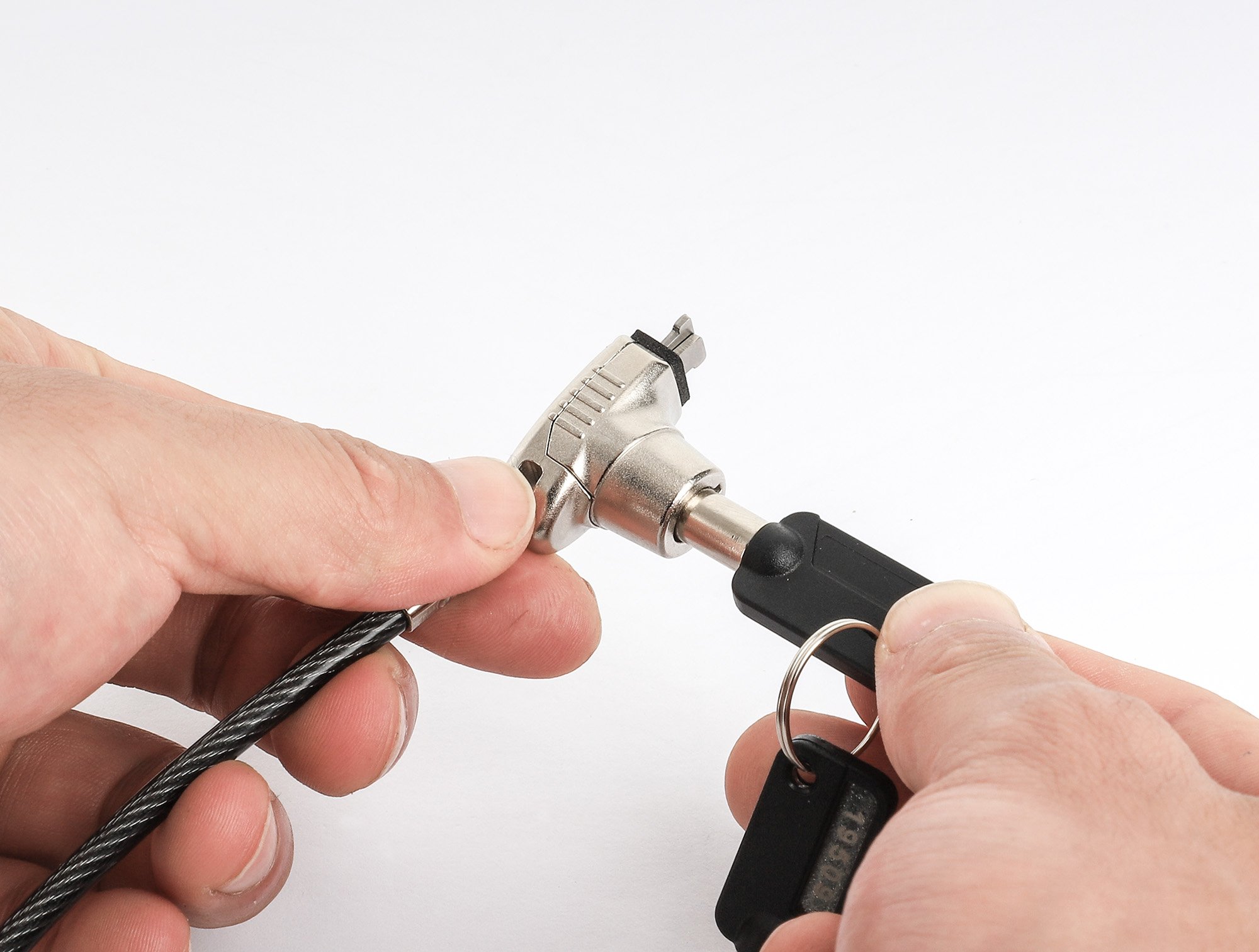Lucchetto di Sicurezza per Notebook con Chiave per Slot Nano MANHATTAN - immagine 4