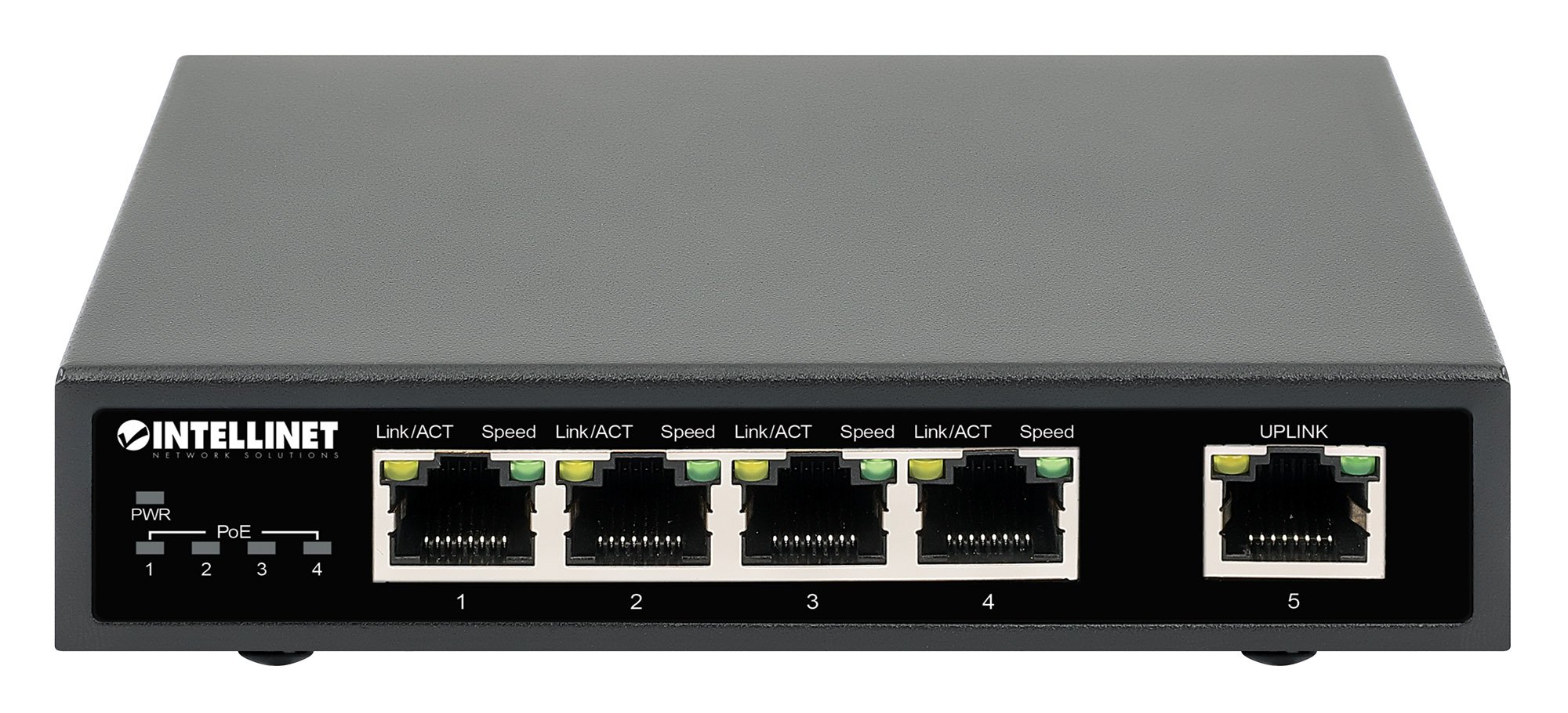 Ethernet Switch Gigabit PoE+ 5 porte INTELLINET - immagine 4
