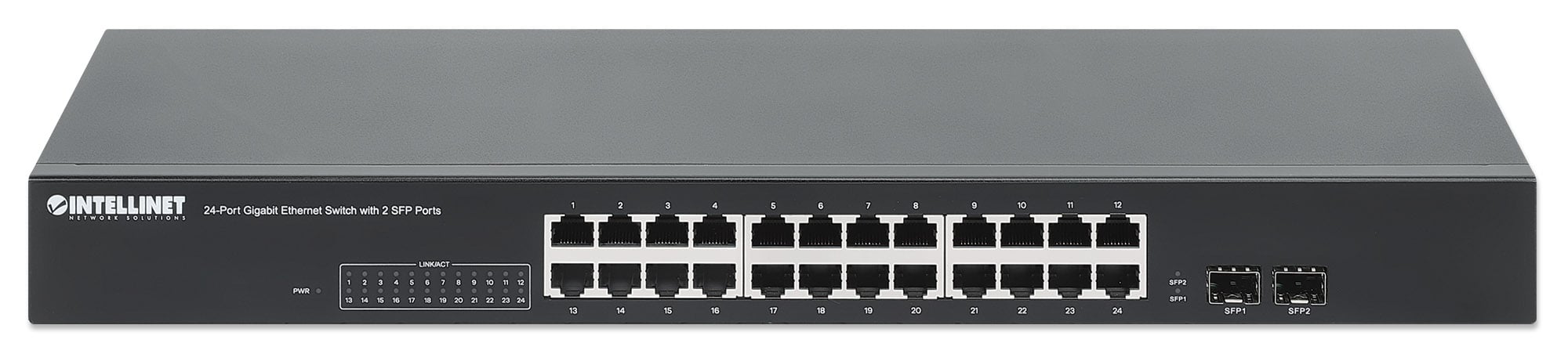 Gigabit Ethernet Switch 24 porte con 2 porte SFP INTELLINET - immagine 4