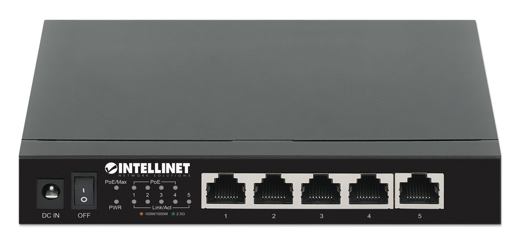 Ethernet Switch POE+ 5 Porte 2.5G INTELLINET - immagine 4