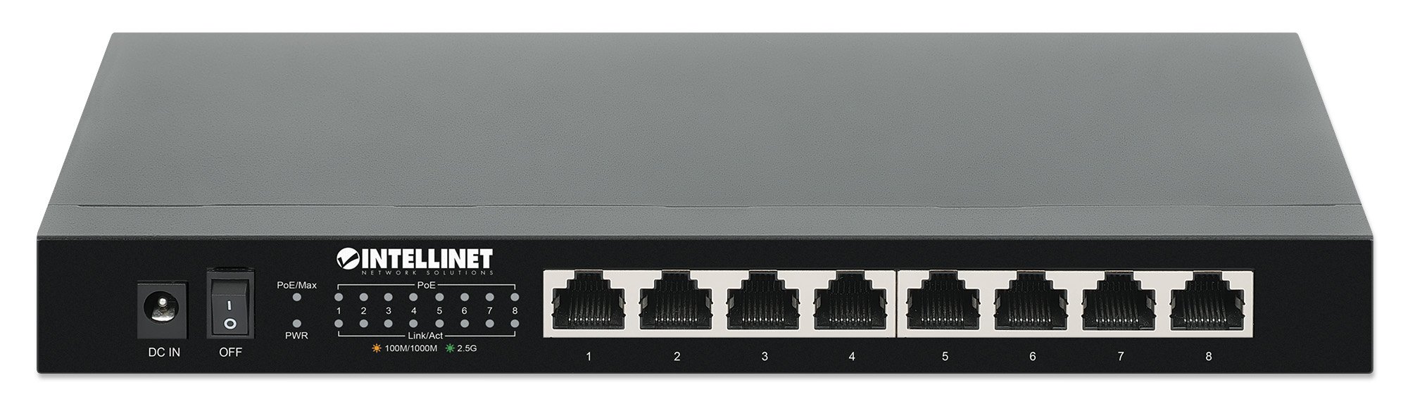 Ethernet Switch POE+ 8 Porte 2.5G INTELLINET - immagine 4