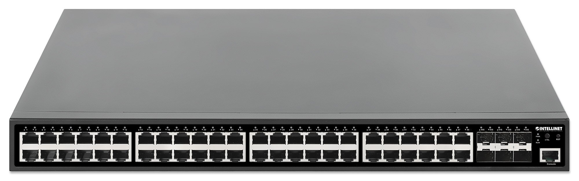 Switch Gigabit Ethernet PoE+ 48 Porte Layer2+ Managed con Sei Slot 10 GbE INTELLINET - immagine 4
