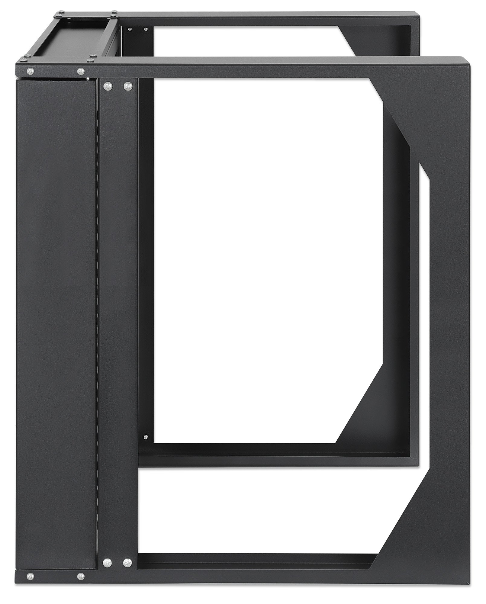 Armadio a Muro 19'' Open Frame 2 Montanti Flat Pack 9U INTELLINET - immagine 4