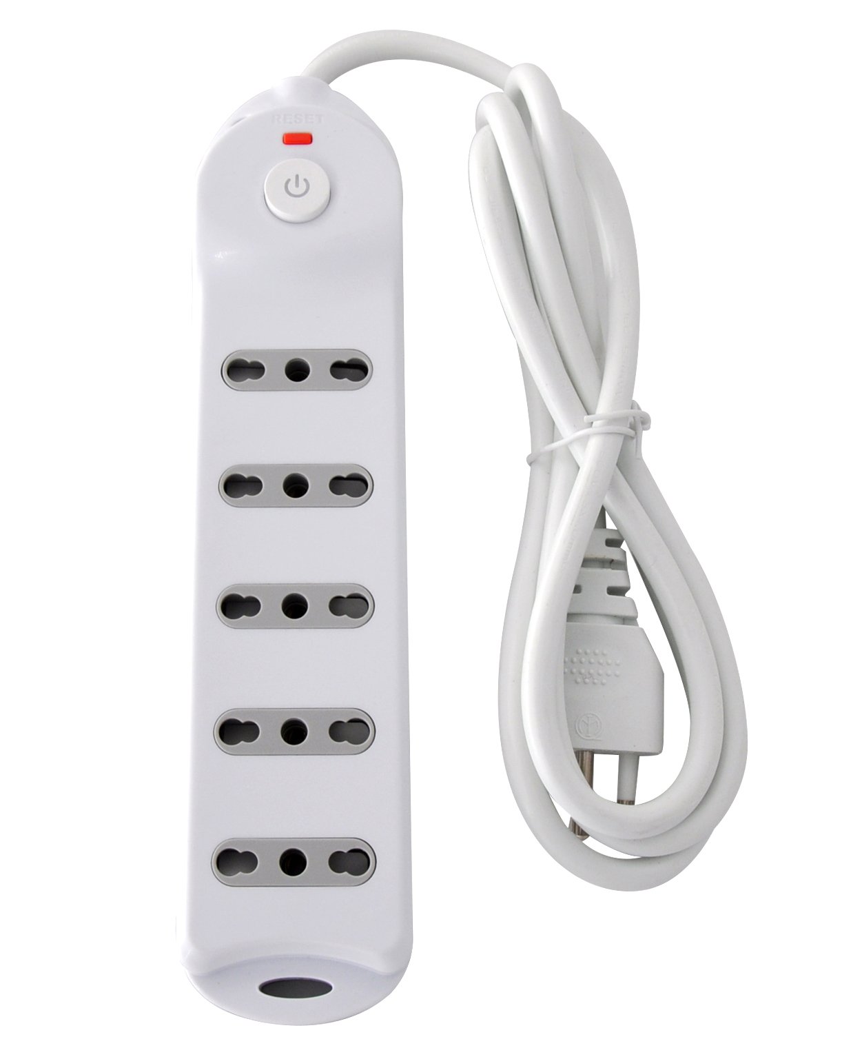 Presa Multipla a 5 Posti Italiana Bipasso Spina 10A TECHLY - immagine 3