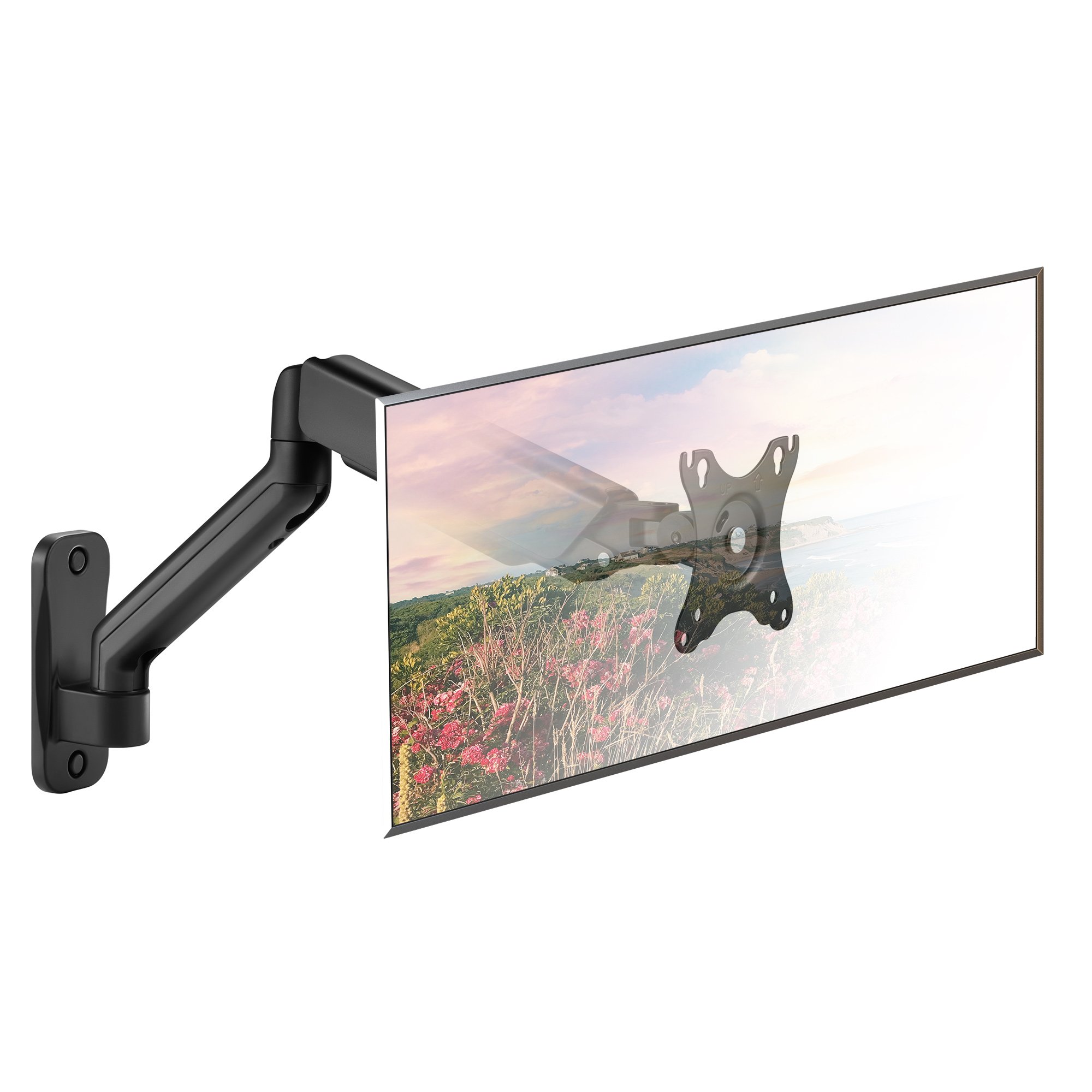 Supporto a Muro con Molla per TV 17-32'' Estensione 55,1 cm TECHLY - immagine 3