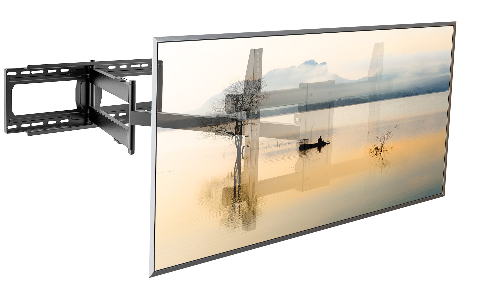 Supporto a Muro Extra Long Full Motion per TV 42-80'' TECHLY - immagine 4
