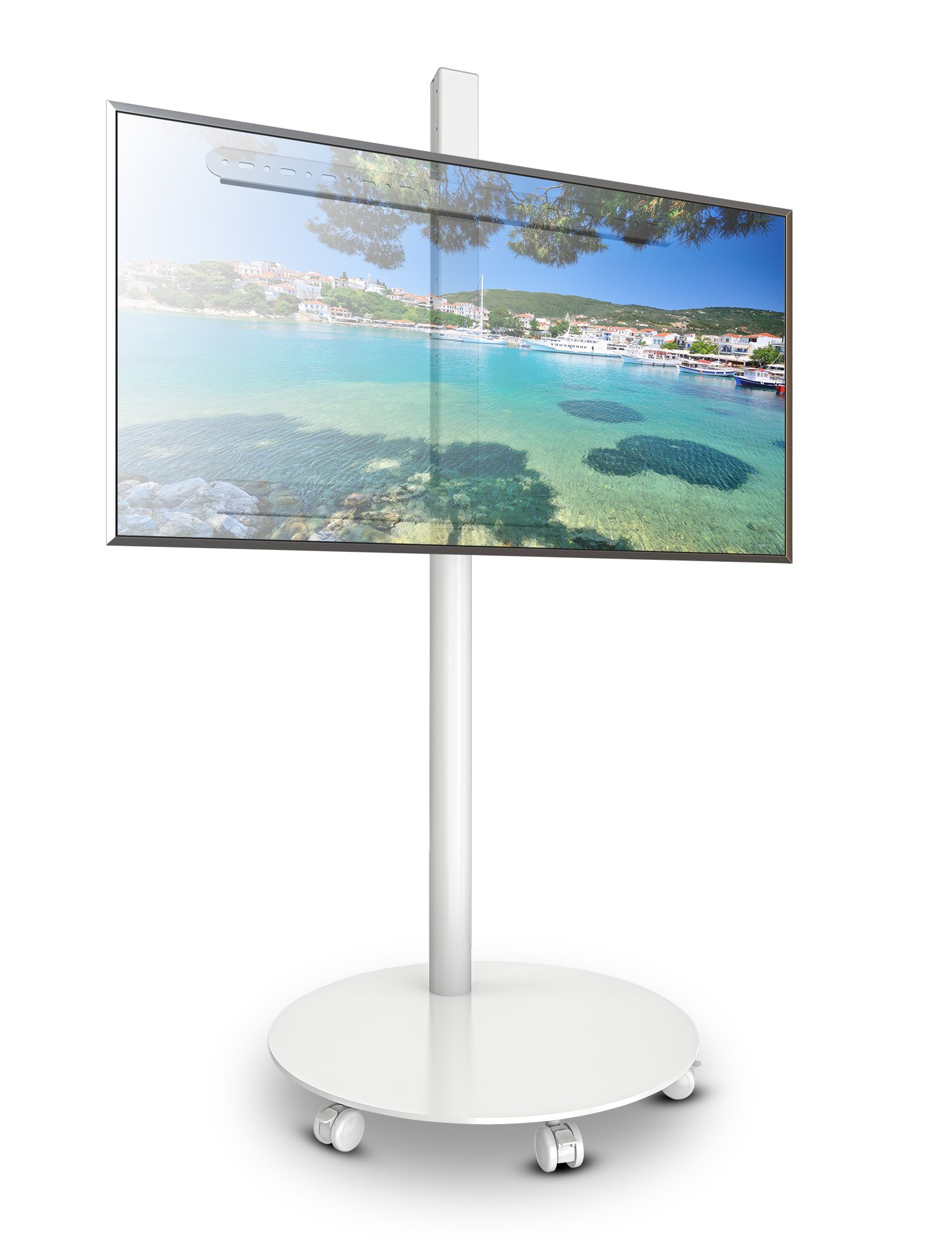Supporto a Pavimento Trolley TV LCD/LED/Plasma 32-70'' Bianco TECHLY - immagine 3