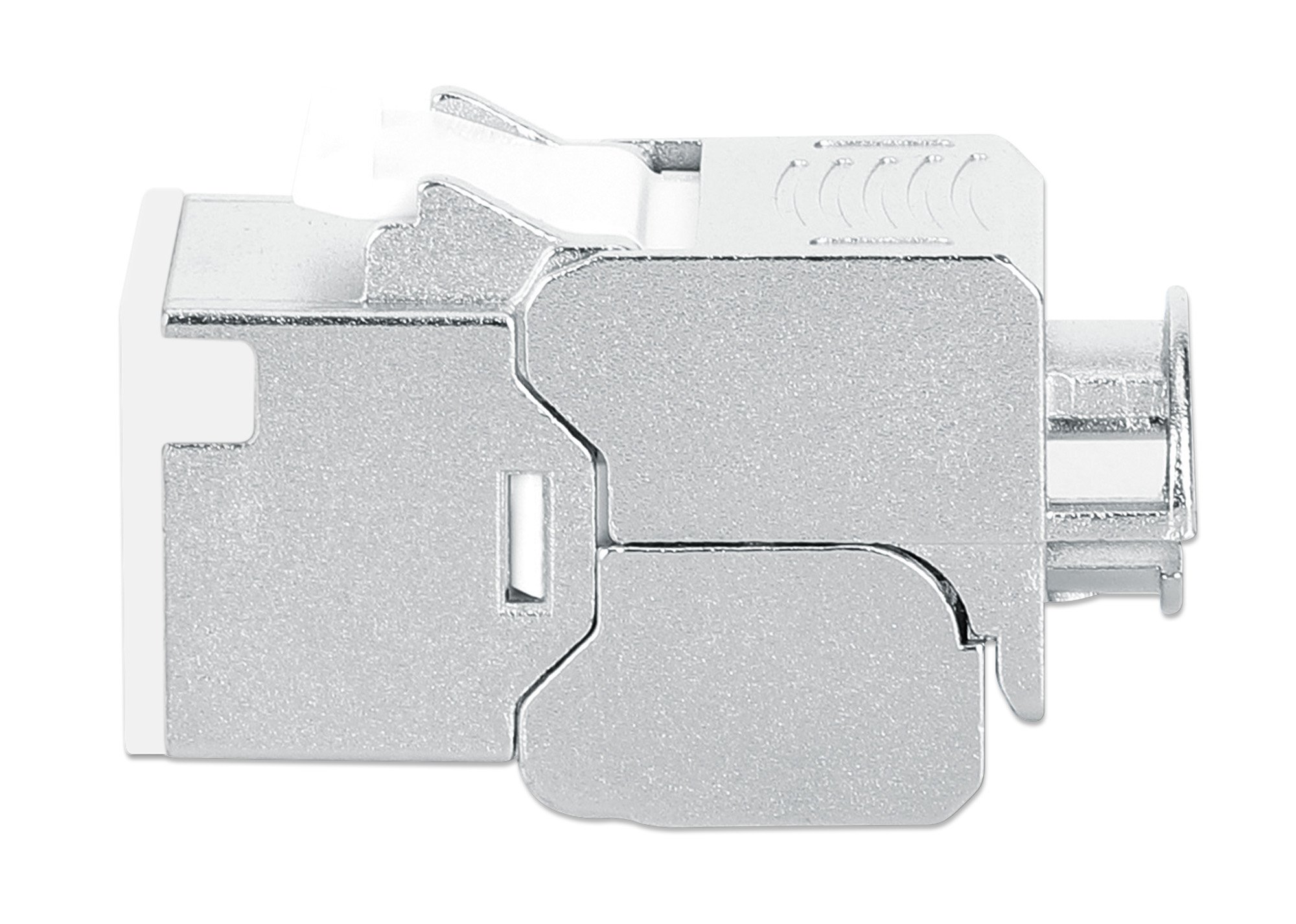 Frutto Keystone RJ45 Cat.6A 10G Slim STP Toolless Bianco INTELLINET - immagine 5