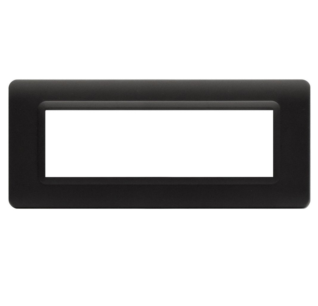 Placca Tecnopolimero S44 7 Moduli Grigio AVE