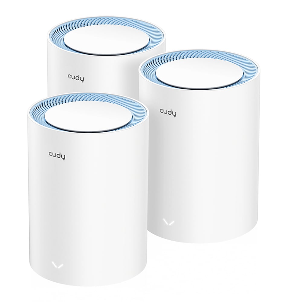Sistema Wi-Fi Mesh AC1200 Dual Band per Tutta la Casa, M1200 3pz CUDY
