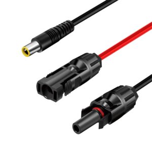 Cavo Adattatore Pannello Solare DC7909/M a 2x MC4/MF Rame Nero/Rosso 1,8m LOGILINK