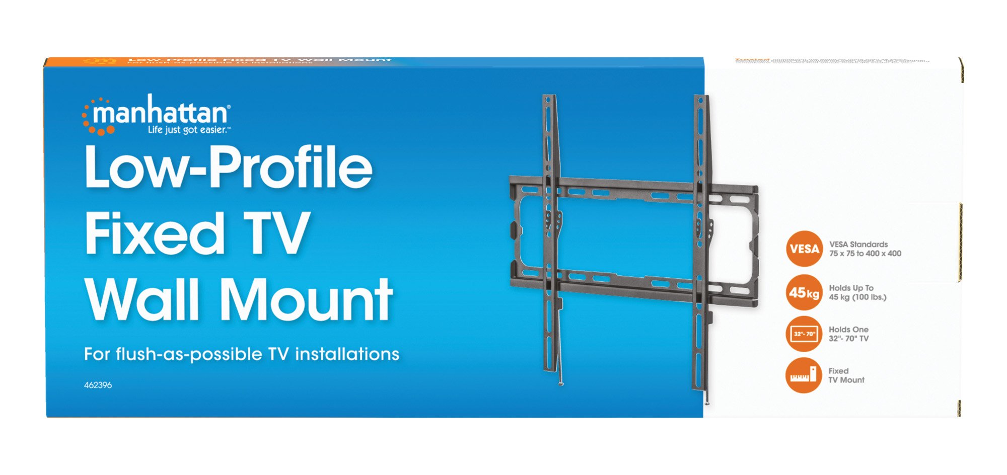 Supporto TV a Muro Fissa Ultra-Slim per TV 32-70'' MANHATTAN - immagine 8