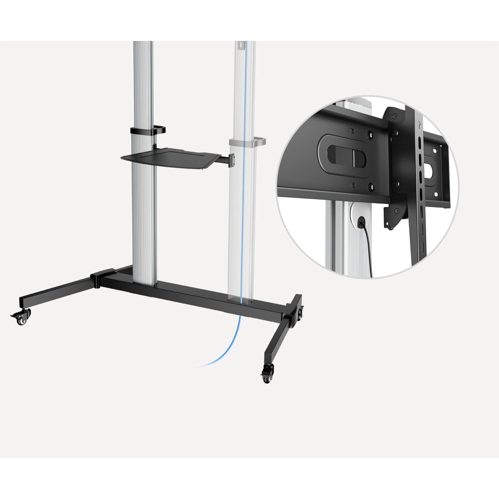Supporto a Pavimento Trolley TV LCD/LED/Plasma 60-100'' TECHLY - immagine 8