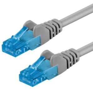 Cavo di rete Patch in Rame Cat. 6A Grigio UTP 15 m GOOBAY