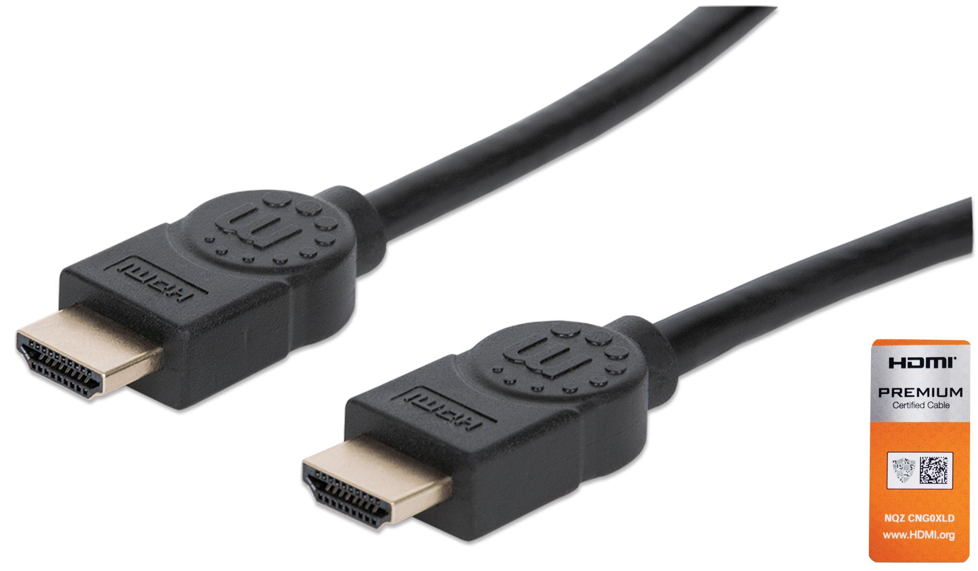 Cavo HDMI High Speed con Ethernet Premium 2m MANHATTAN