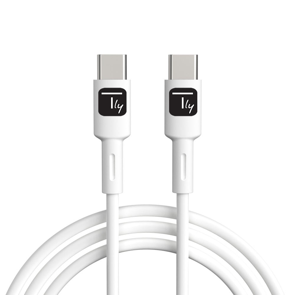Cavo USB-C™ Maschio/Maschio USB 2.0 1m Bianco TECHLY