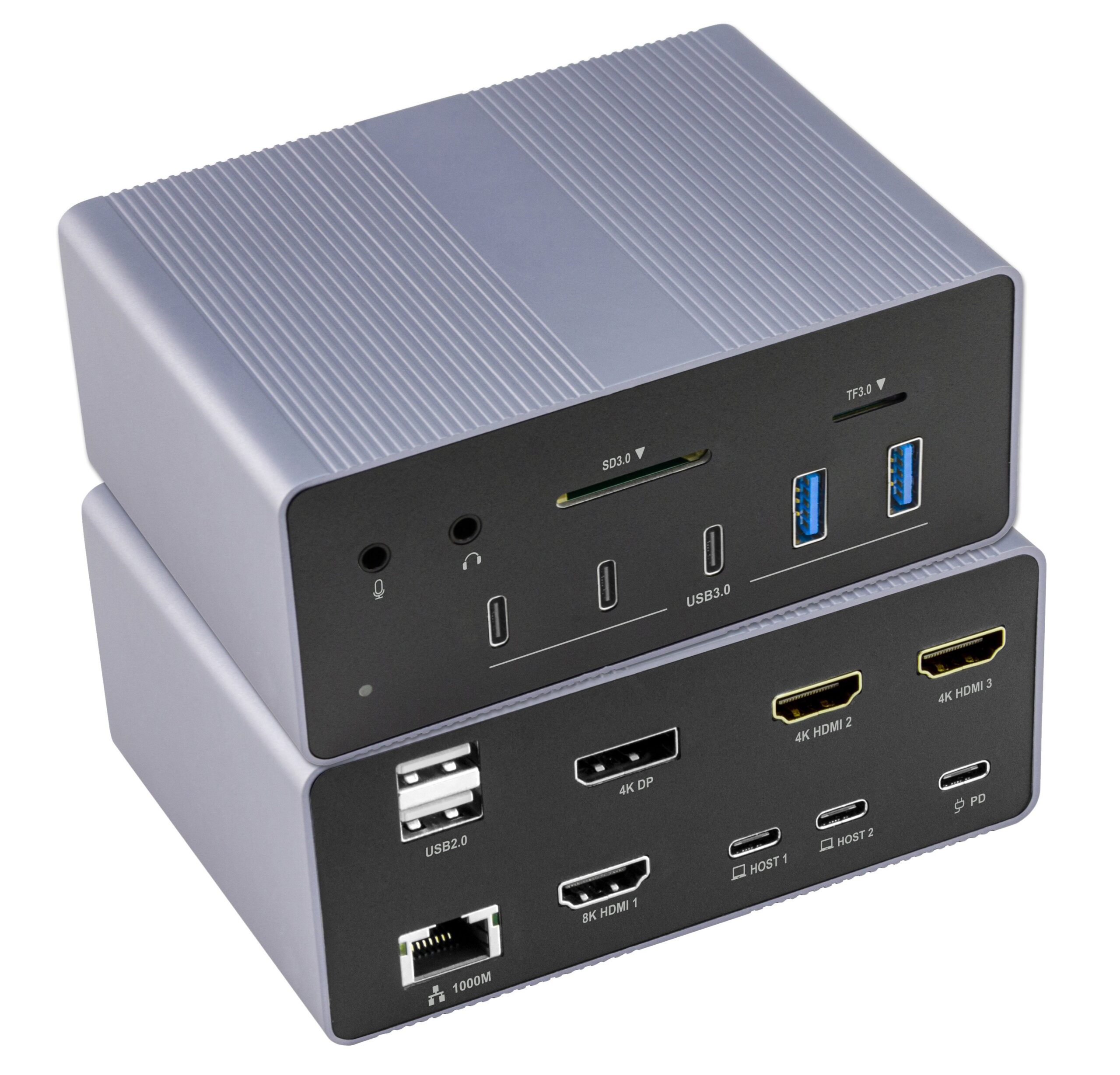 Docking Station 19 in 1 USB-C™ 8K HDMI 4 Uscite Video TECHLY - immagine 2