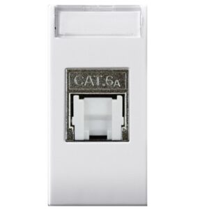 Domus S44 Presa RJ45 Cat.6A FTP Bianco Lucido AVE