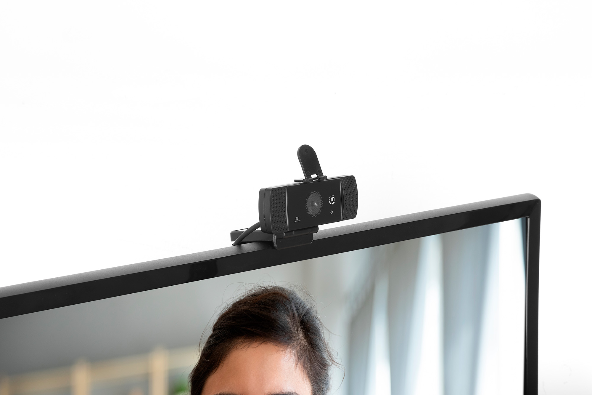 Webcam USB QHD 1440p con Cancellazione del Rumore MANHATTAN - immagine 10