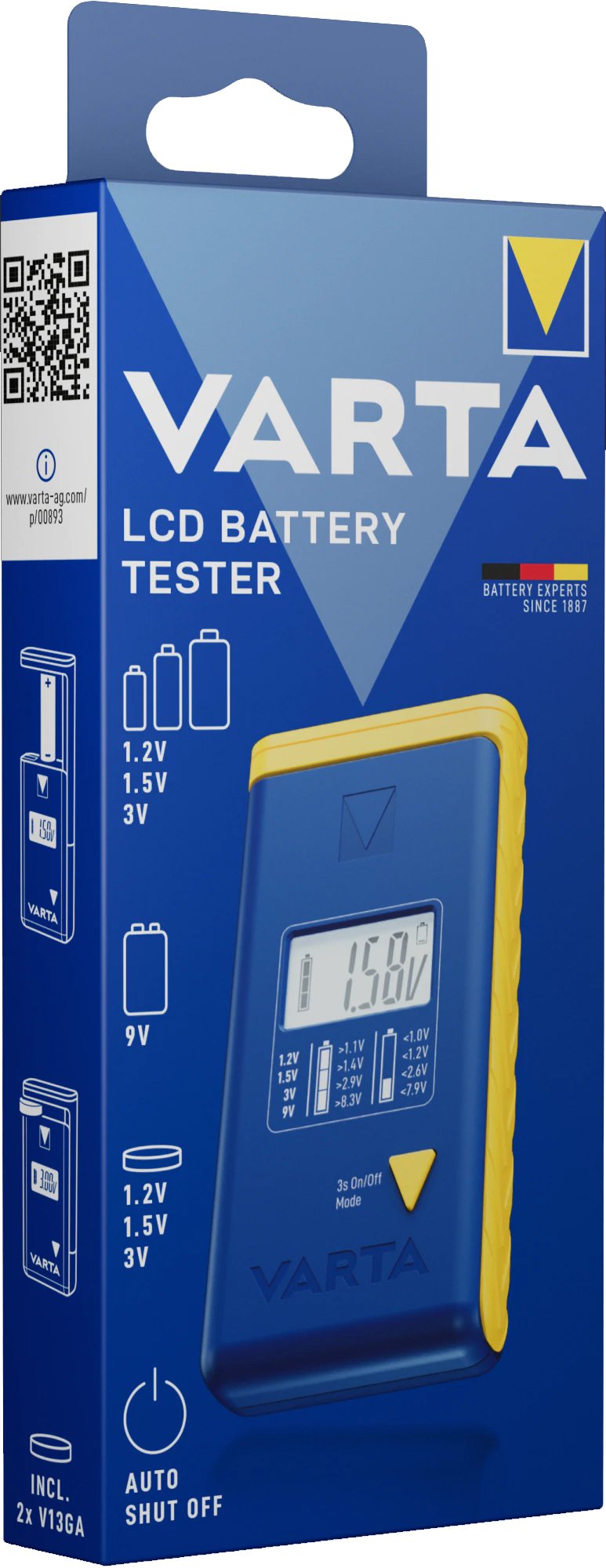 Tester Digitale con LCD Per Batterie VARTA - immagine 6