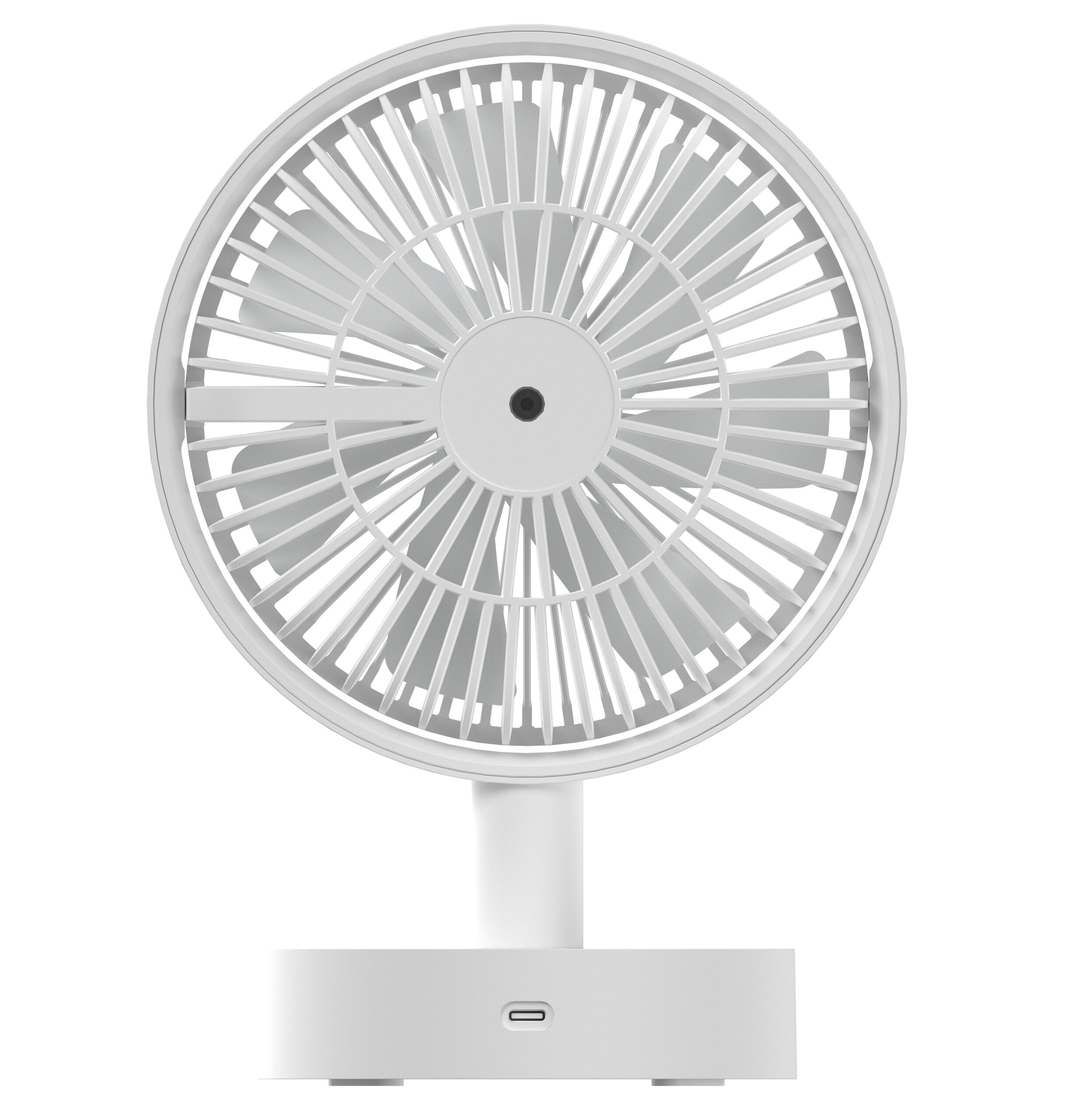 Mini Ventilatore Rotante da Tavolo a 10 Velocità Ricarica USB-C™ TECHLY - immagine 5