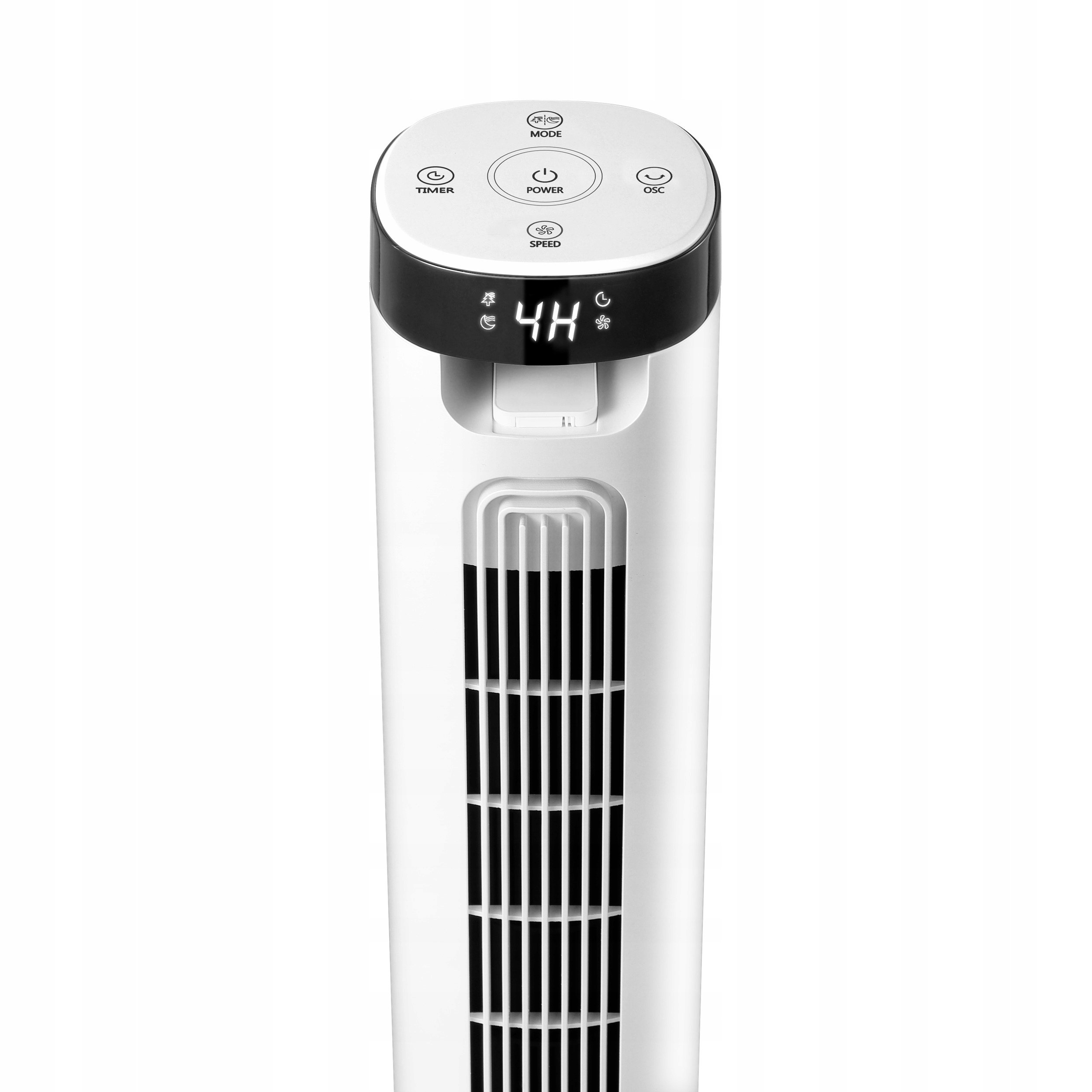 Ventilatore a Torre da Pavimento 36'' 3 Velocità con Telecomando Oscillazione 75° e Timer TECHLY - immagine 5