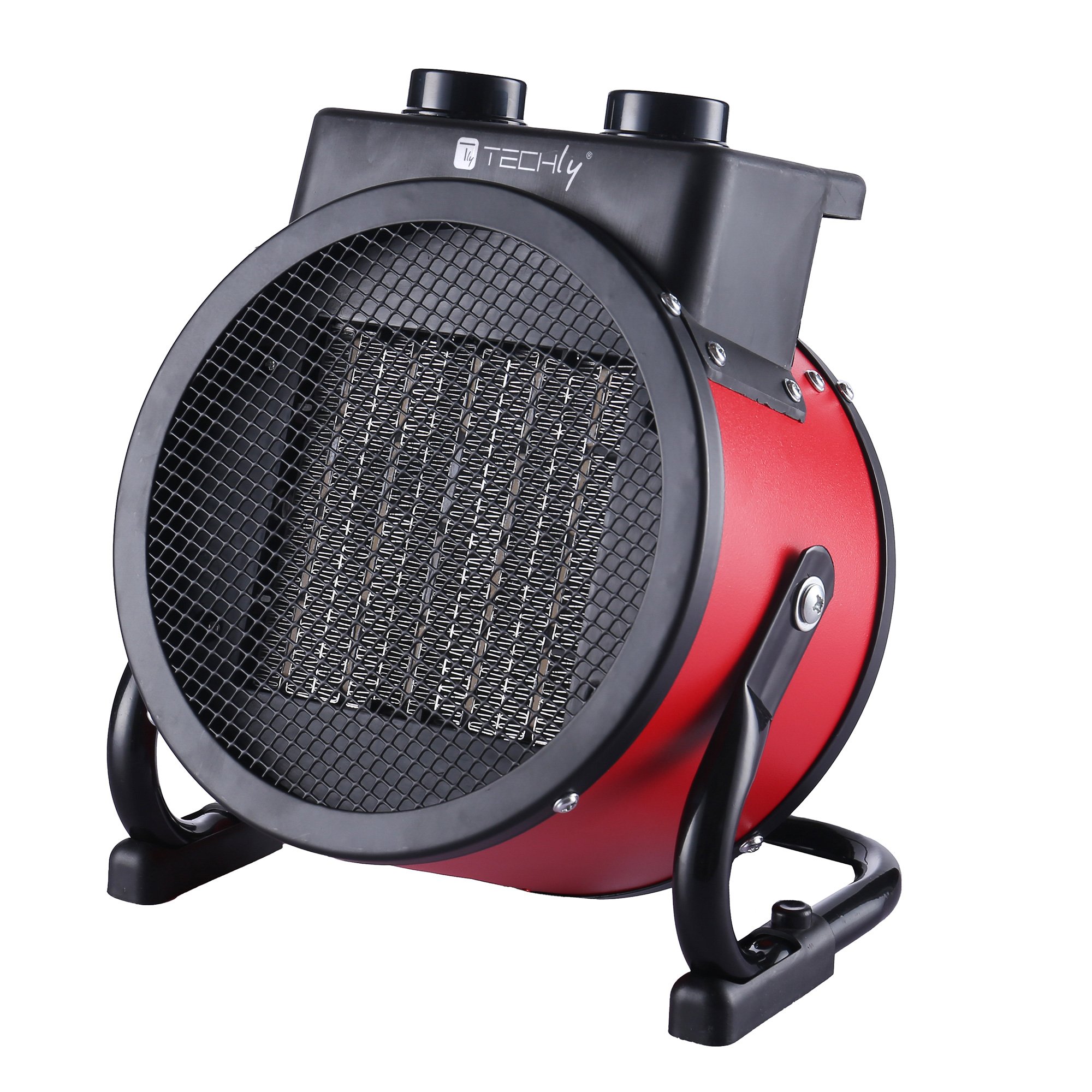 Riscaldatore Ceramico Industriale 2400W con Regolazione Angolo di Soffiaggio Verticale TECHLY - immagine 6