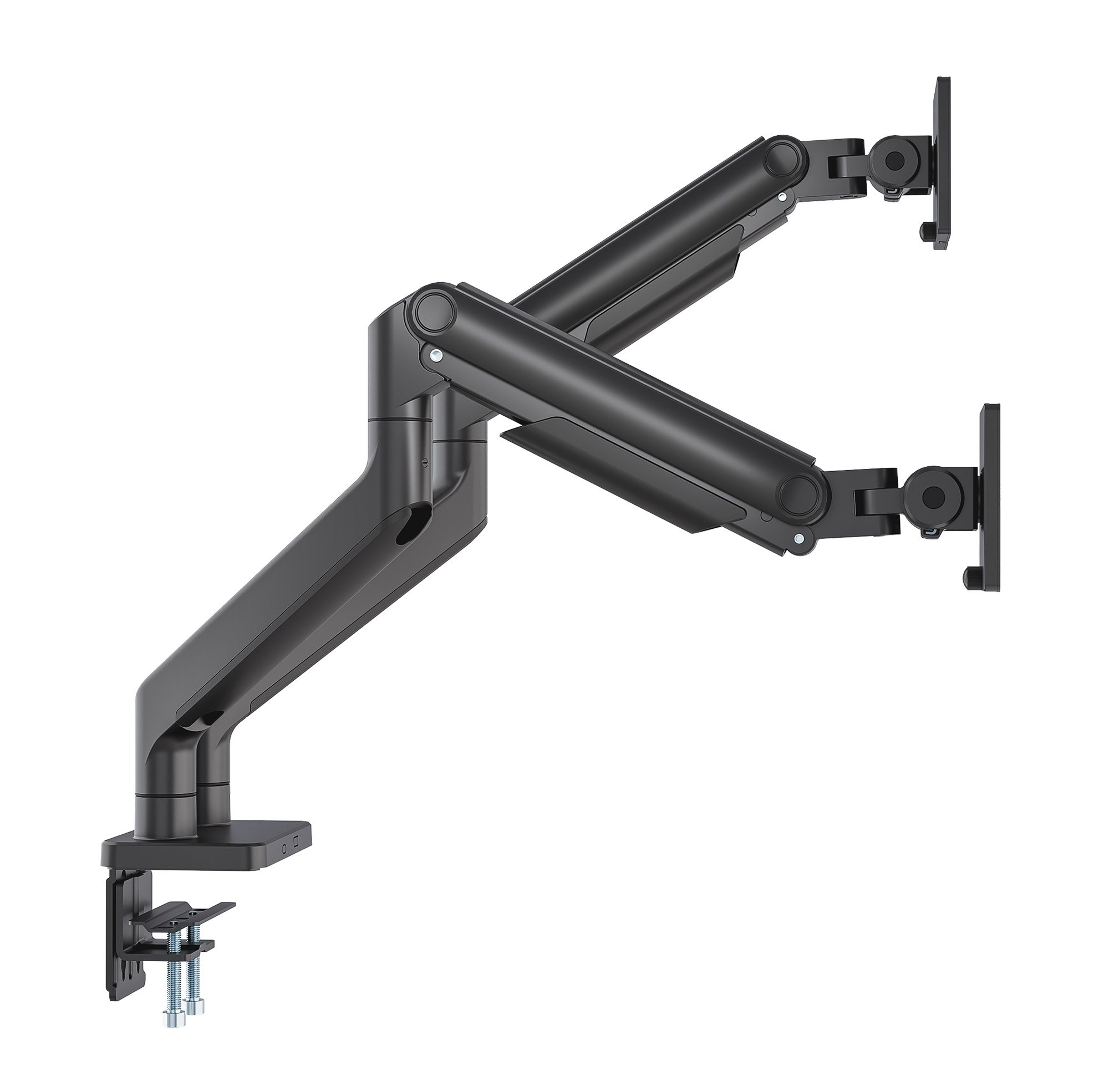 Supporto da Scrivania per Doppio Monitor 17-45'' con Molla Meccanica in Alluminio MANHATTAN - immagine 10