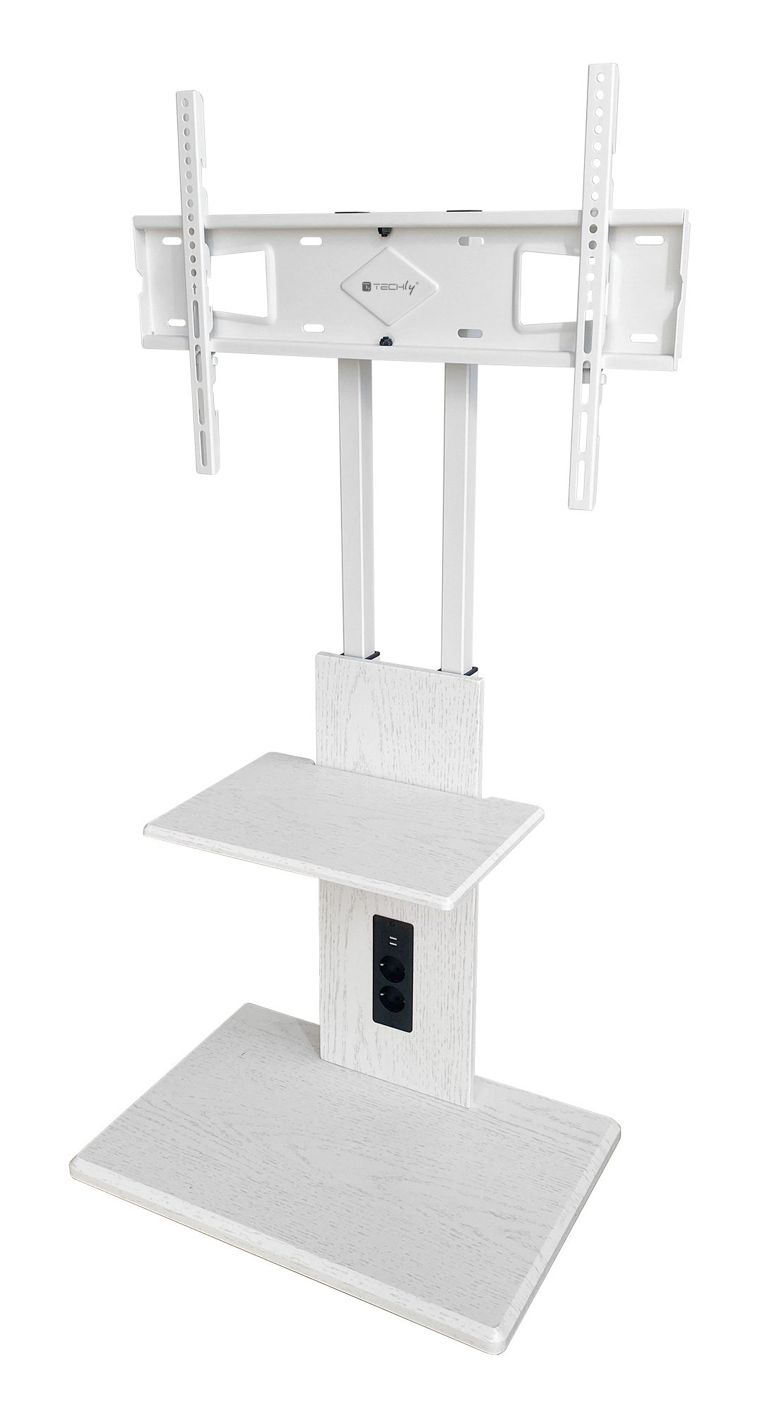 Supporto a Pavimento per TV LCD/LED/Plasma 32-70'' con Prese Elettriche TECHLY - immagine 5