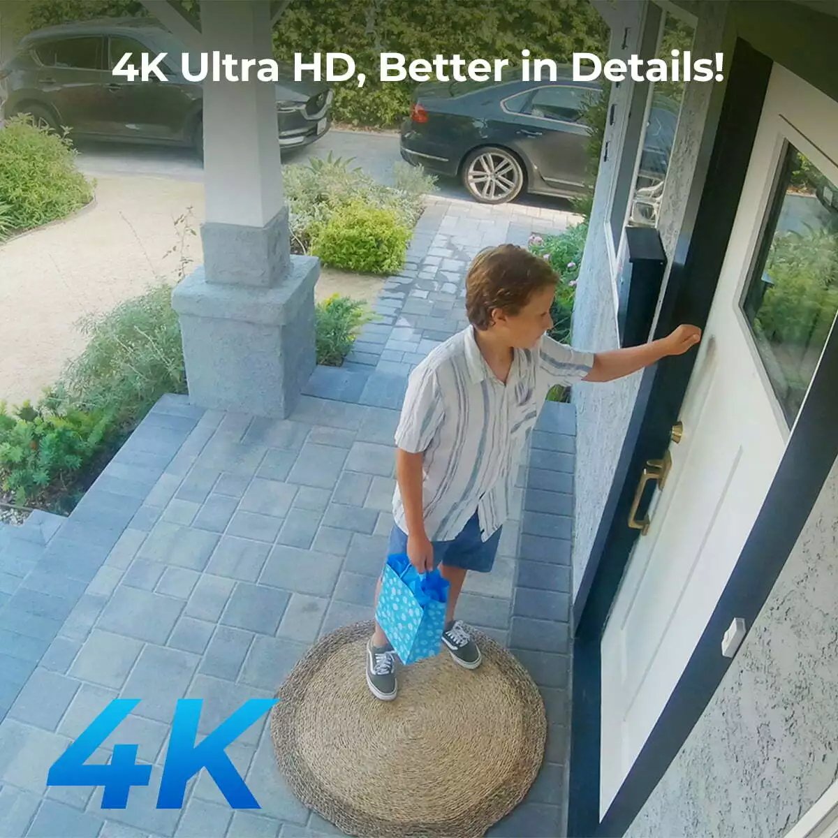 Videocamera di Sorveglianza 4K 8MP Argus PT Ultra con Pannello Solare, BWPT4K04SP64 REOLINK - immagine 5